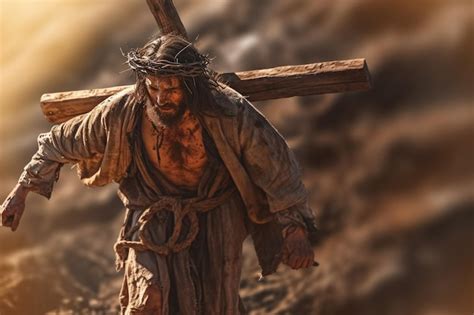 Christ Carrying the Cross - An Enchanting Symphony of Human Suffering and Divine Hope