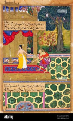 Rama and Sita: An Exploration into Mughal Miniature Painting and Divine Harmony!